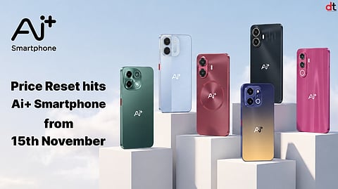 Ai+ Smartphone Announces Price Hike of Up to ₹3,000 Across Select Models