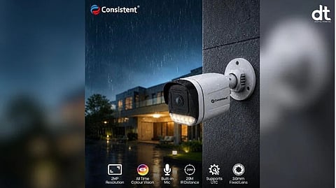 Consistent Infosystems Launches 2MP Dual Light Bullet CCTV Camera with Night Vision