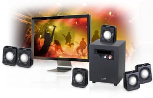 Inspan Unveils 6 Piece Surround Speakers from Genius