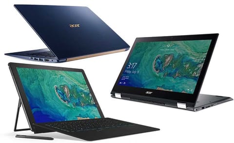 Acer Boosts Range of Ultra slim, Convertible, and Detachable Devices