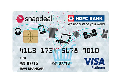 Snapdeal HDFC Bank Credit Card Crosses 120,000 Cards in Circulation