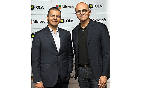 Ola Partners With Microsoft to Build a New Connected Vehicle Platform for The Future