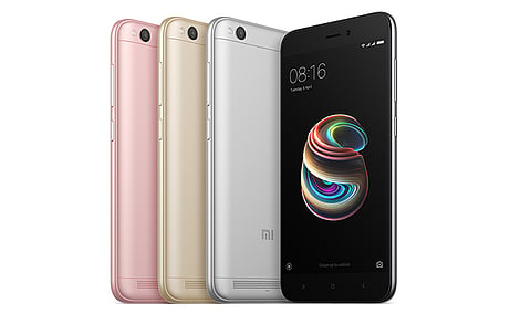 Xiaomi Introduces Redmi 5A Smartphone in India Starting from Rs. 4,999/-