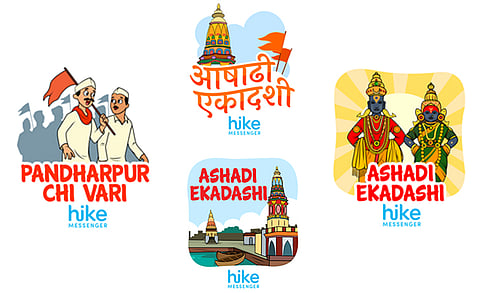Hike Introduces Special Stickers on Ashadhi Ekadashi