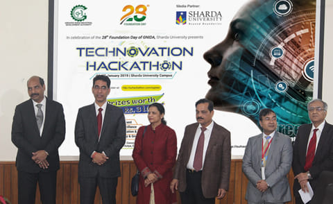 Sharda University Organises "Technovation Hackathon" - 24-hour Hackathon In Association with GNIDA