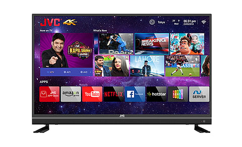 JVC Launches 43” UHD 4K Smart LED TV, Priced at Rs.24,999/-
