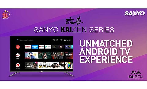 Panasonic’s Online Brand Sanyo Introduces New Range of Smart TVs Equipped with Android Pie 9.0