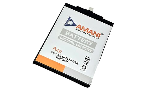 AMANI Unveils Mi BM 47/MI3S 4000mAh Mobile Battery for MI Handsets