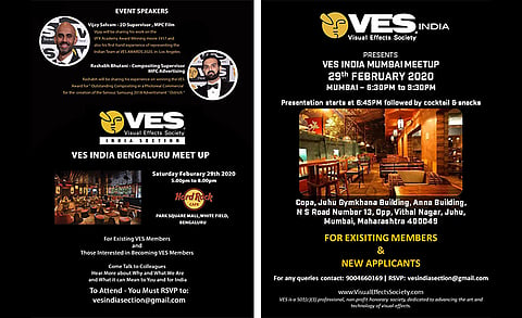 Visual Effect Society (VES) is All Set to Organize Meetup Program in Mumbai and Bangalore