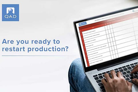 QAD and Quistem Joins Hand to Help Automotive Manufacturers Restart Their Operations During COVID19