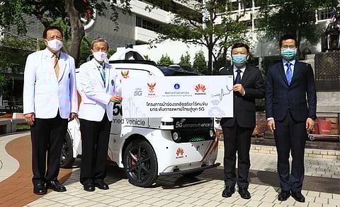 Huawei’s 5G Unmanned Vehicle to Deliver Medical Supplies in Thailand Smart Hospital