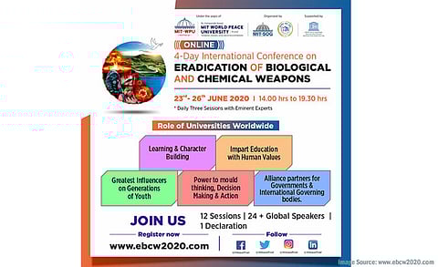 MIT World Peace University Hosted Virtual Conference on Eradication of Biological and Chemical Weapons