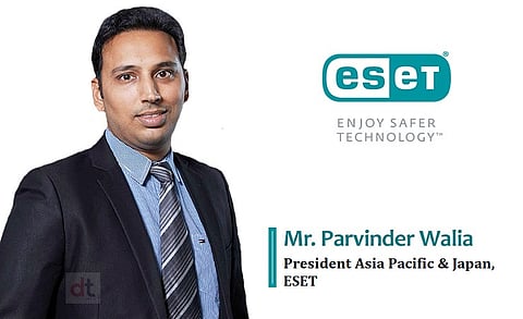 ESET Promotes Parvinder Walia as President Asia Pacific & Japan
