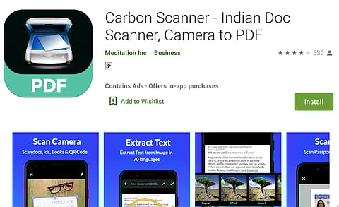 Carbon Scanner App Garners over 50k Downloads in 3 days