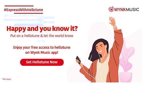 Airtel Offers Free Hello Tunes for All Customers Through Wynk Music App