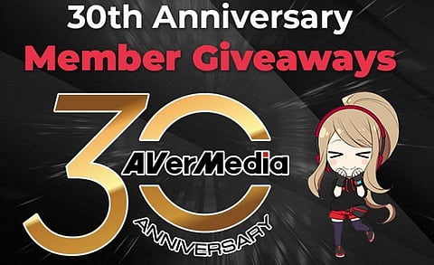 AVerMedia Rolls Out Exciting Programs for Customers on Its 30th Anniversary