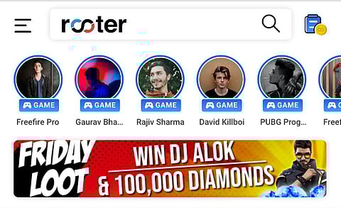 Rooter Witnesses Over 50k Game Streamers on Its App