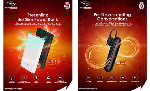 itel Introduces IEB-32 Bluetooth Headset and IPP-51 Powerbank