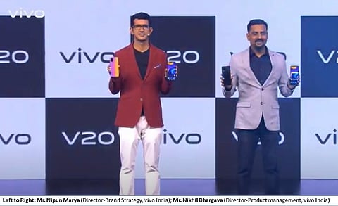 Vivo Debuts Its Much Awaited 44MP Camera Smartphone V20 in India