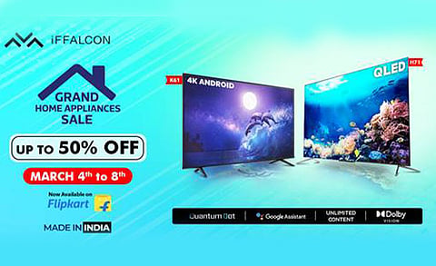 iFFALCON Announced Exciting Offers for Flipkart Great Home Appliances Sale