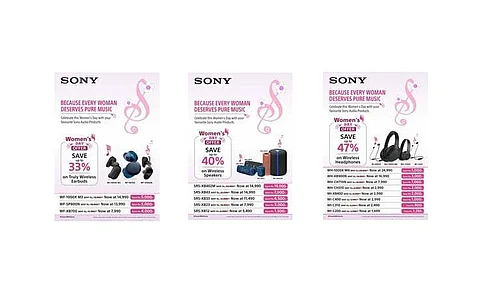 Sony Announces Attractive Offers for Women’s Day