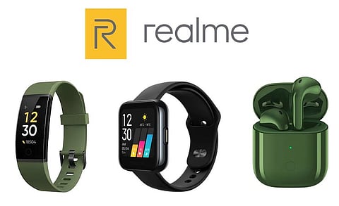 Realme Recognized Amongst The Top 2 Brand in Wristband, Watch and TWS Category in 2020