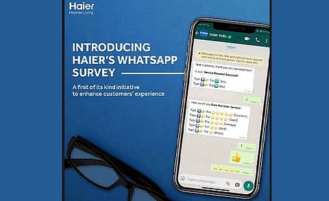Haier Introduces Customer Service Initiative Through WhatsApp Survey