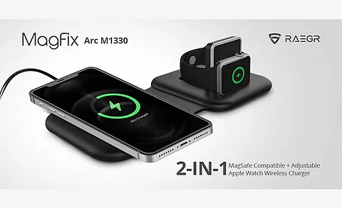 RAEGR Unveils New ‘MagFix Duo Arc M1330’ Wireless Charger