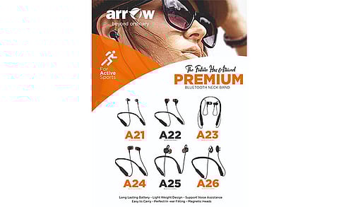 Arrow Debuts New “A” Wireless Neckband Series