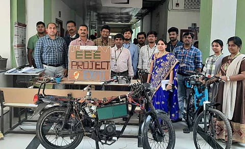 KL Deemed to be University Students Develop E-Bike with Wireless Charging