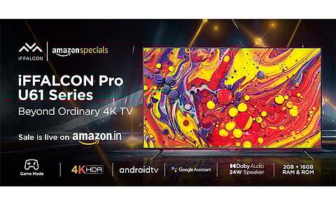 iFFalcon Launches New U61 4K UHD TV With Dolby Audio