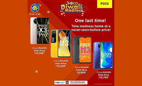 POCO Launches Amazing Diwali Offers on its Smartphones