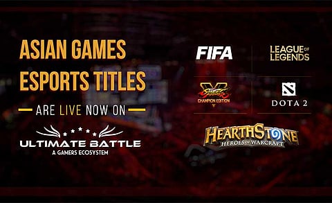 Ultimate Battle Includes Asian Games Esports Titles on its Platform