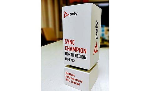 Radiant Named as Top Performing Partner for FY22 ( North ) by Poly