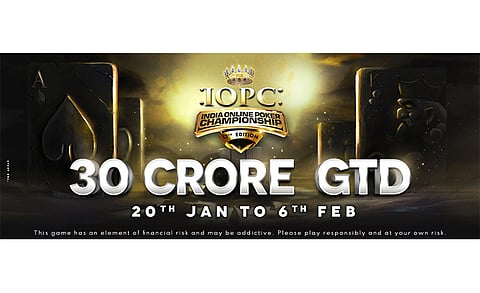 12th Edition of India Online Poker Championship Concluded Successfully