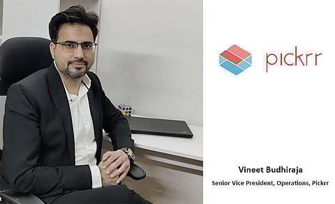 SaaS-based Logistics Start-up Pickrr Appoints Vineet Budhiraja as Senior Vice President, Operations