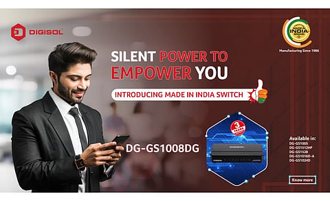 Digisol Expands its Made in India Product Range with Launch of Six New Switches