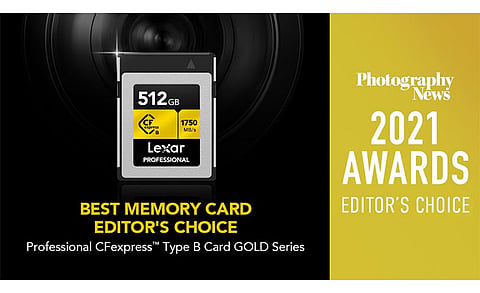 Lexar Wins Photography News ‘Best Memory Card – Editor’s Choice’ Award