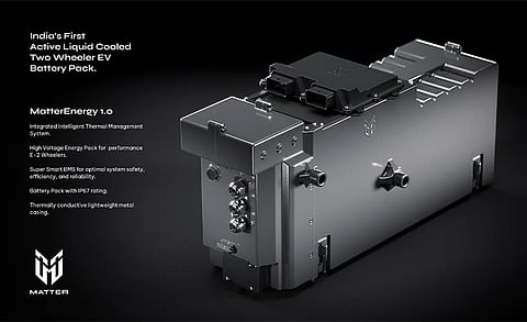 Matter Introduces Active Liquid-cooled 2-Wheeler EV Battery Pack