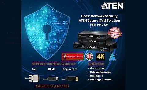 ATEN Advance Secure KVM Solutions Designed with Multi-layer Security for Securing Data Access while Boosting Network Security