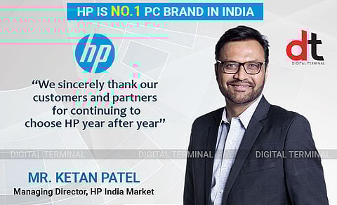 HP Retains No. 1 Position in Indian PC Market with 33.8% Market Share