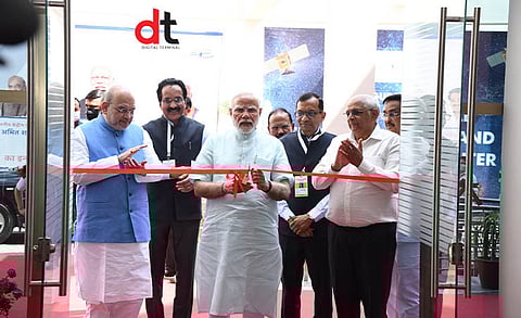 PM Modi Inaugurates Headquarters of IN-SPACe in Ahmedabad