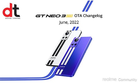 Realme Rolls Out New OTA Changelog Update for GT NEO 3