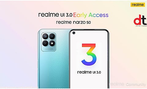 Realme Narzo 50 Receives UI 3.0 Early Access Update