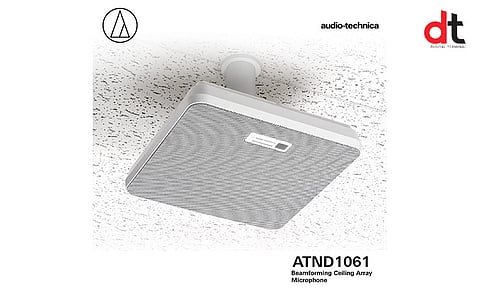 Audio-Technica Unveils ATND1061 Beamforming Ceiling Array Microphone