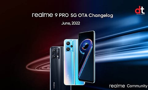 Realme Releases New OTA Changelog Update for Realme 9 Pro 5G