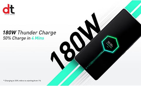 Infinix Introduces Superfast 180W Thunder Charge Technology