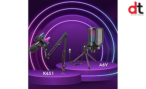 FIFINE Launches New RGB Microphones in India