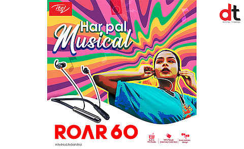 itel Launches ROAR 60 Bluetooth Neckband in India