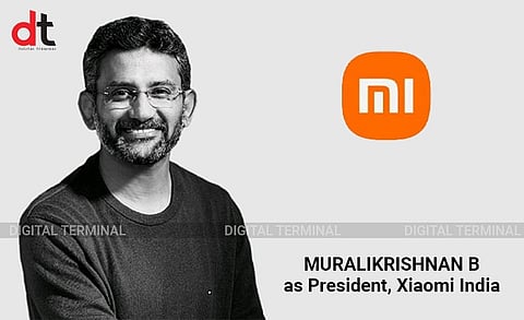 Xiaomi India Elevates Muralikrishnan B as President